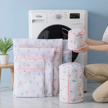 

6pcs Mesh Laundry Bag Polyester Laundry Wash Bags Coarse Net Laundry Basket Laundry Bags for Washing Machines Mesh Bra Bag