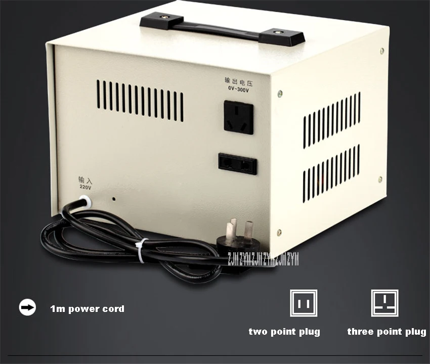 STG-2000W источник питания с регулятором напряжения переменного тока однофазный Красный медный катушка регулятор напряжения Регулируемый источник питания трансформатор