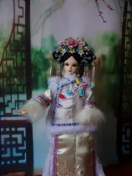 12 "Коллекционная китайская девочка куклы винтажная принцесса кукла династии Цин восточные BJD куклы игрушки сувенир подарки на день
