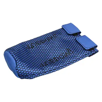 

Yibuy Oxford Mesh Waterproof Drumstick Bag Drum Stick Holder with Metal Framework Blue