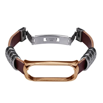 

Bakeey for Xiaomi Mi band 3 Xiaomi Mi band 4 Retro Butterfly Push Button Deployment Buckle Metal Watch Band Strap Replacement