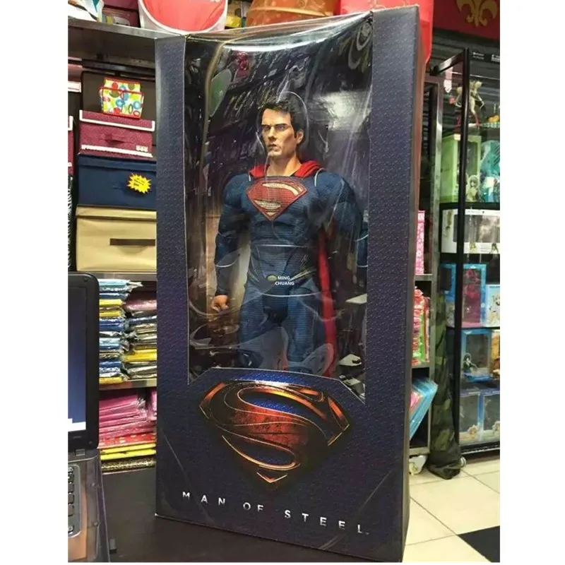 1" Супермен Мститель Kal-El 1/4 весы Искусство ремесло подарок на праздник ПВХ фигурка Коллекционная модель игрушечная коробка 48 см V273