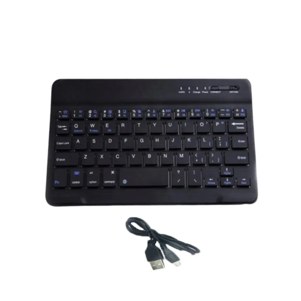 Тонкая портативная Мини Беспроводная Bluetooth клавиатура для планшета, ноутбука, смартфона, iPad, Поддержка IOS, Android, универсальная беспроводная клавиатура