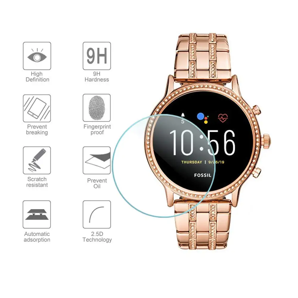 Для Fossil Women Gen 5 Julianna защита для экрана из закаленного стекла Смарт-часы |