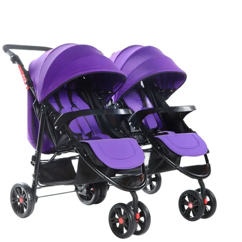 Twin Stroller Detachable Triplets Boys And Girls Multiple Foldable Strollers | Мать и ребенок