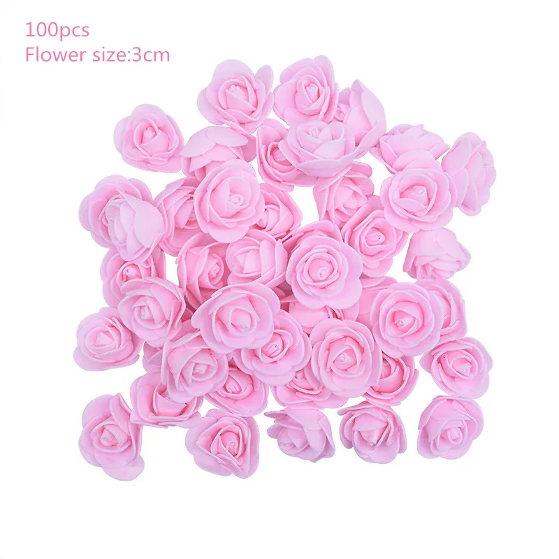 100pcs F03 Рождественский орнамент из полистирола, пенополистирол, моделирующий медведь, белый пенопласт, медведь, сердце, шар, сделай сам, ремесло, свадебные подарки, искусственная Цветочная головка - Цвет: 100pcs F03