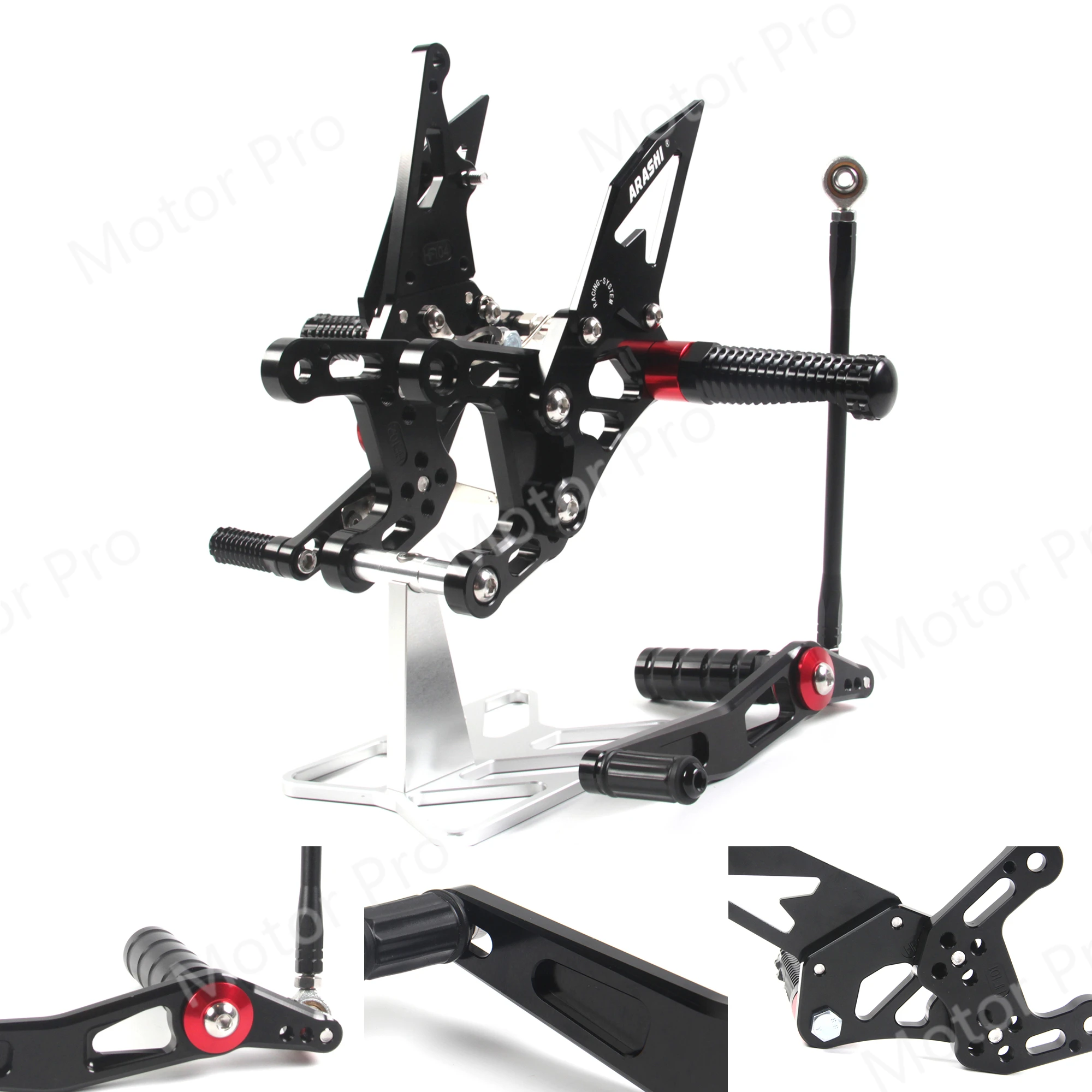 Регулируемые подножки для Yamaha YZF R1 2009- YZF-R1 Аксессуары для мотоциклов ног на Rearset педаль 2010 2011 2012 2013