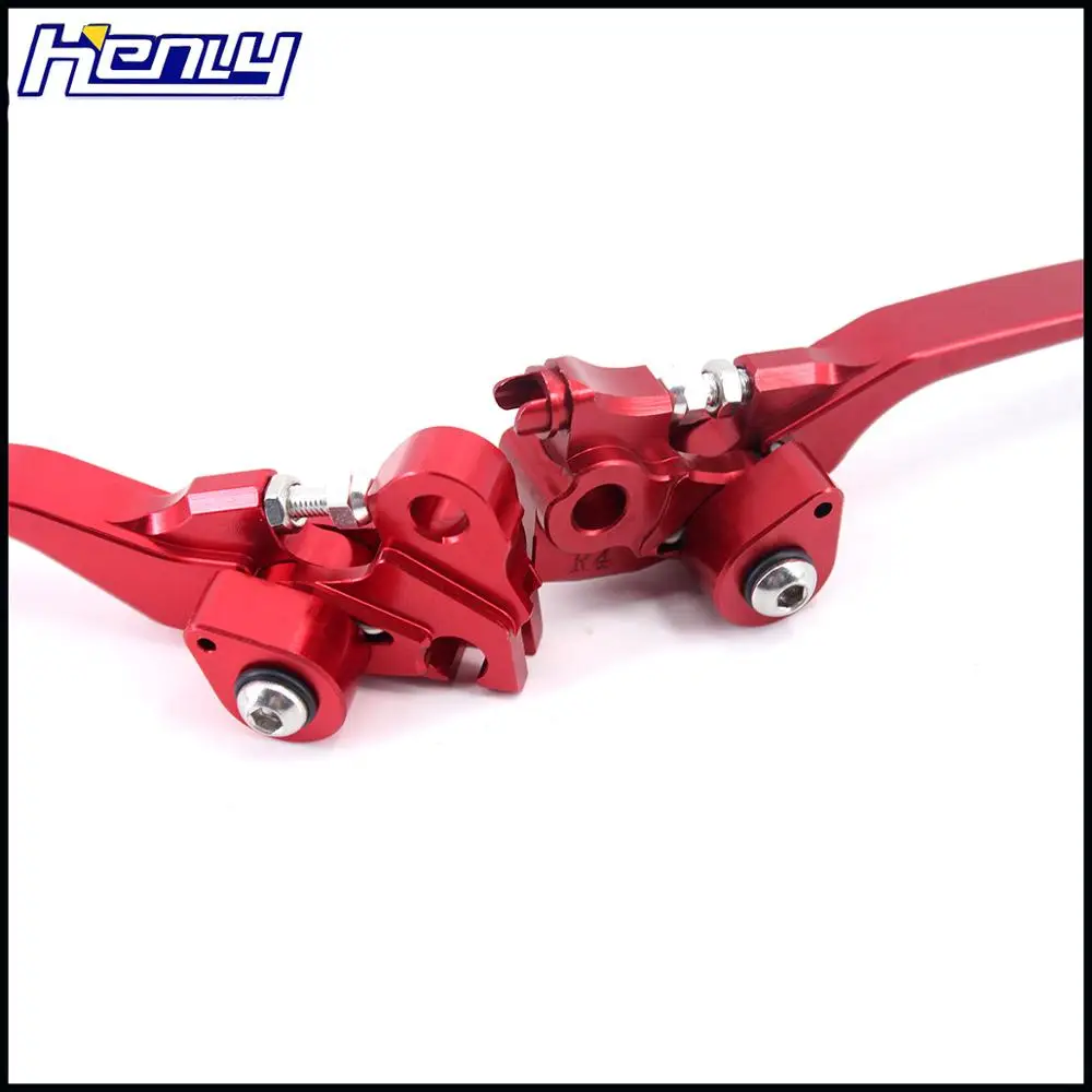 CNC Красный Заготовка тормозные рычаги сцепления для HONDA CRF250R 450R CRF250X 450X CR215R 250R 2007