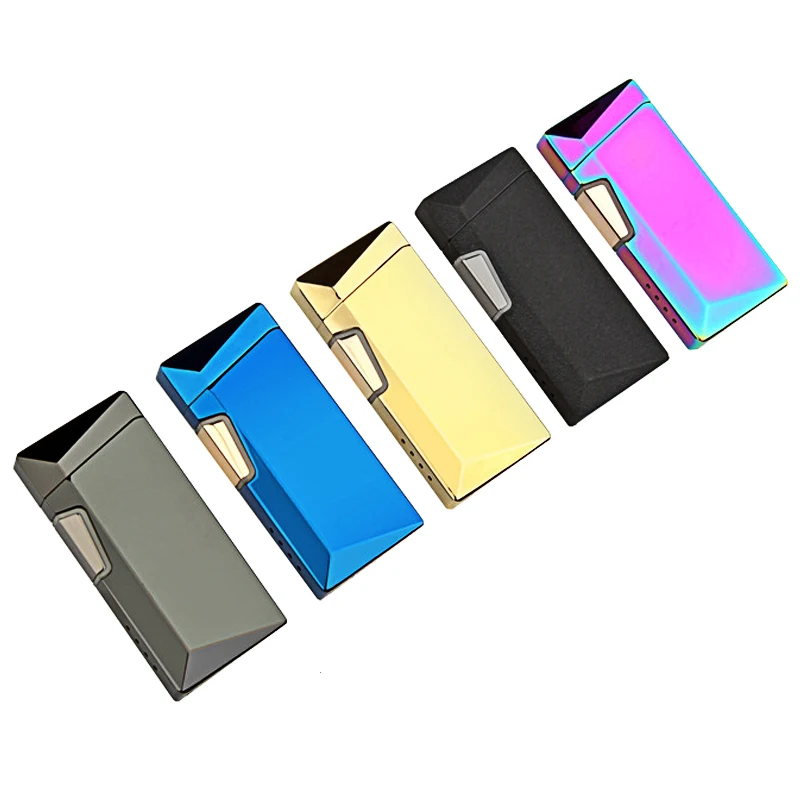 Дуговая Зажигалка двойной крест электрические с USB перезаряжаемая ветрозащитная Зажигалка без пламени для свечи пожарной сигареты на открытом воздухе в помещении 10 шт