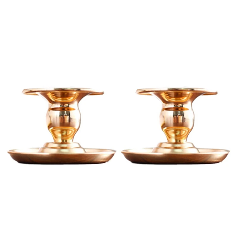 New-2Pcs металлический подсвечник золотой канделябр Модный свадебный подсвечник Изысканный подсвечник настольный домашний вечерние Рождественский Декор