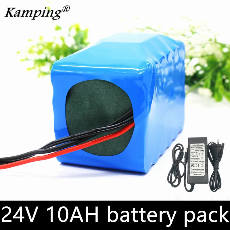 24V 10AH 6S4P велосипедный аккумулятор 25,2 V 10Ah литий-ионная аккумуляторная батарея 350W E велосипед 250W с зарядным устройством
