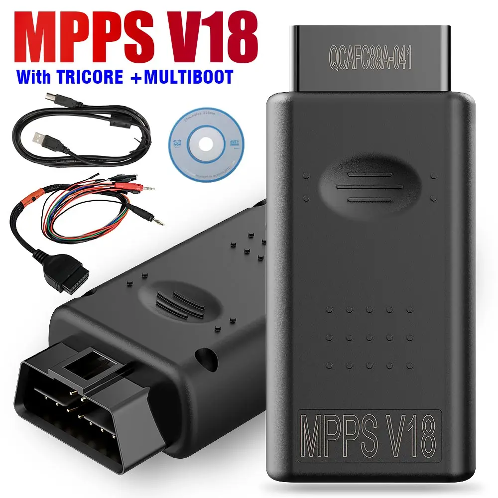 MPPS V18.12.3.8 основной+ TRICORE+ MULTIBOOT с Секцией трикорный кабель автомобильный инструмент V18