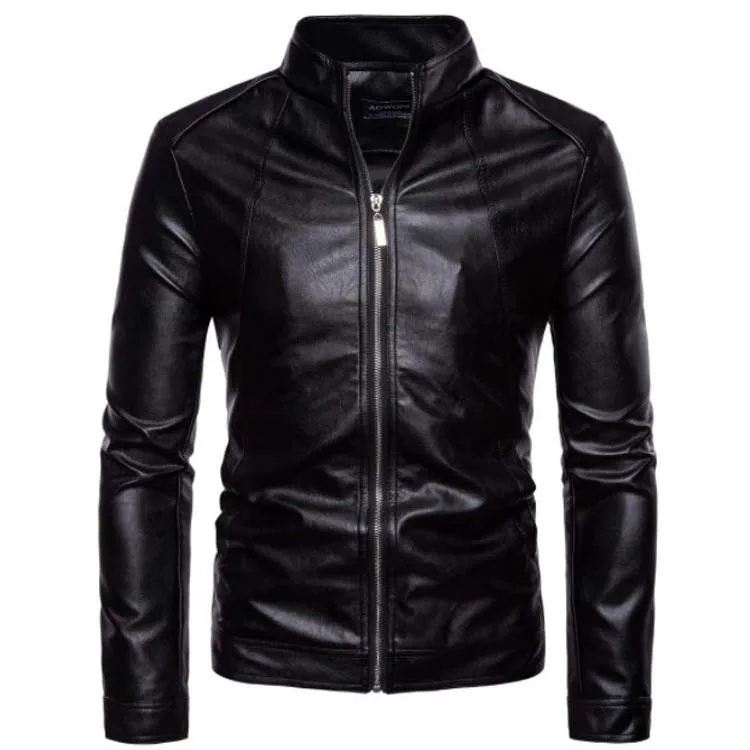 

2019 Coat Men Jackets Coats Men Leather Jacket Men Winter Warm Motorcycle Pu Jacket Male Outwear