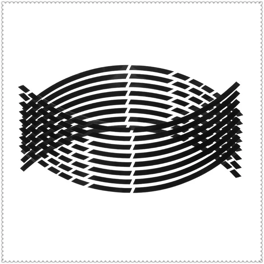 

Motorcycle Car Wheel Tire Stickers Reflective Rim for vw-GOLF VI AUDI-A6 vw-TOURAN CHEVROLET-Cruze
