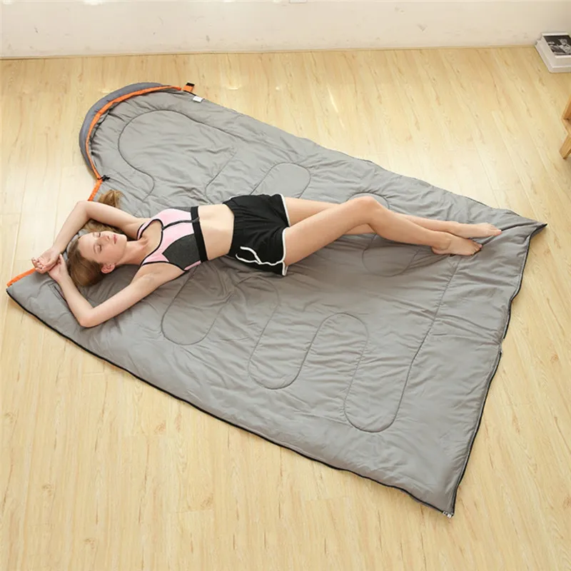 Sleeping Bag portable envelope type Spliced Leisure Warm Hands Can Reach Sleeping Bag For Outdoor Camping For Adults