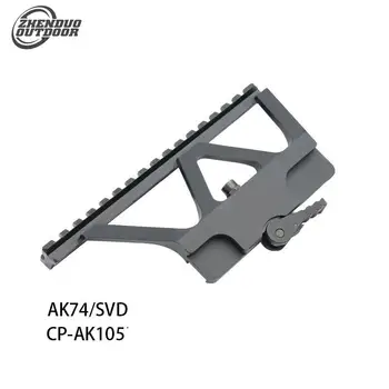 

ZHENDUO OUTDOOR MI Side Railed Scope Mount for Alpha King AK105 AK74 SVD hunting gun accessories