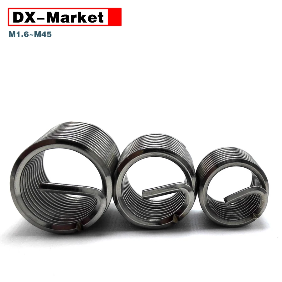 M14x125x1DLefthandThreadInsertsFinePitchHelicoil304StainlessSteelScrewThreadInsert