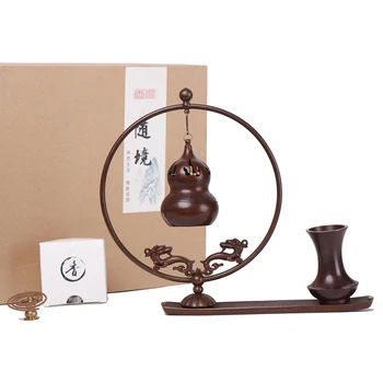 

MOZART Pure Copper Gourd Hanging Incense Burner Decoration Crafts Home Decoration Hanging, Gourd hanging incense burner
