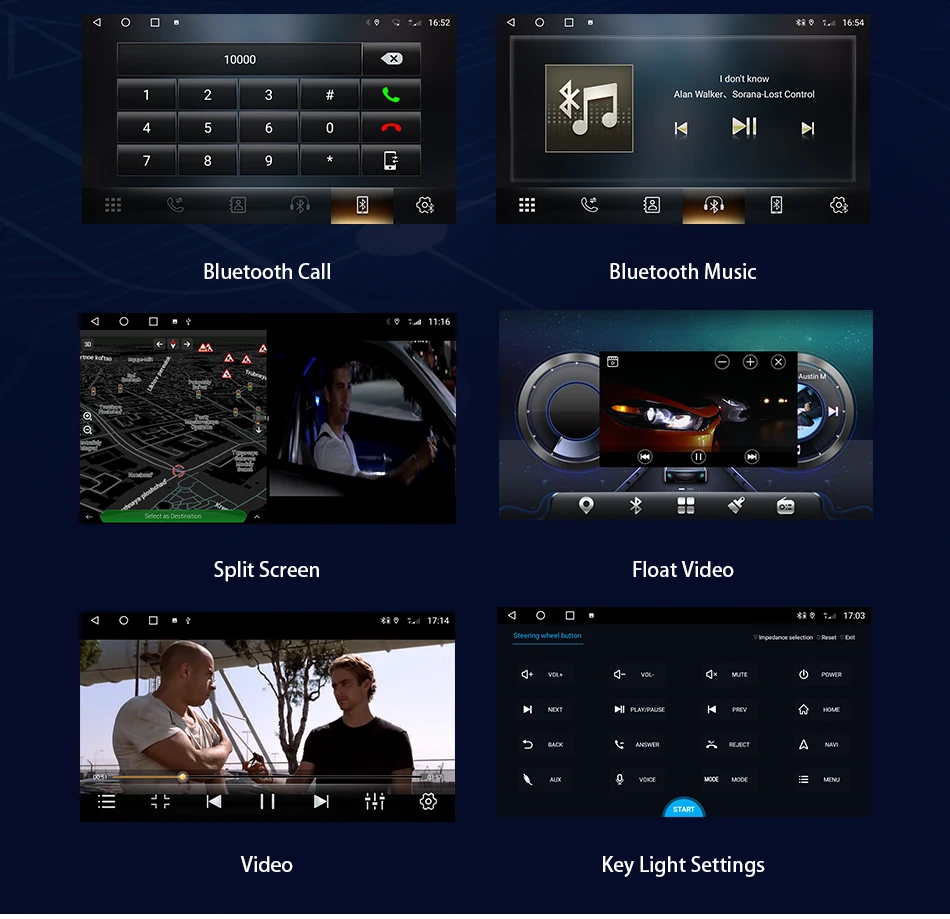 Srnubi Android 10 Car Audio Radio DVD for Toyota Corolla E140/150 2006 - 2013  Multimedia Player 2Din GPS Navigation Auto Stereo