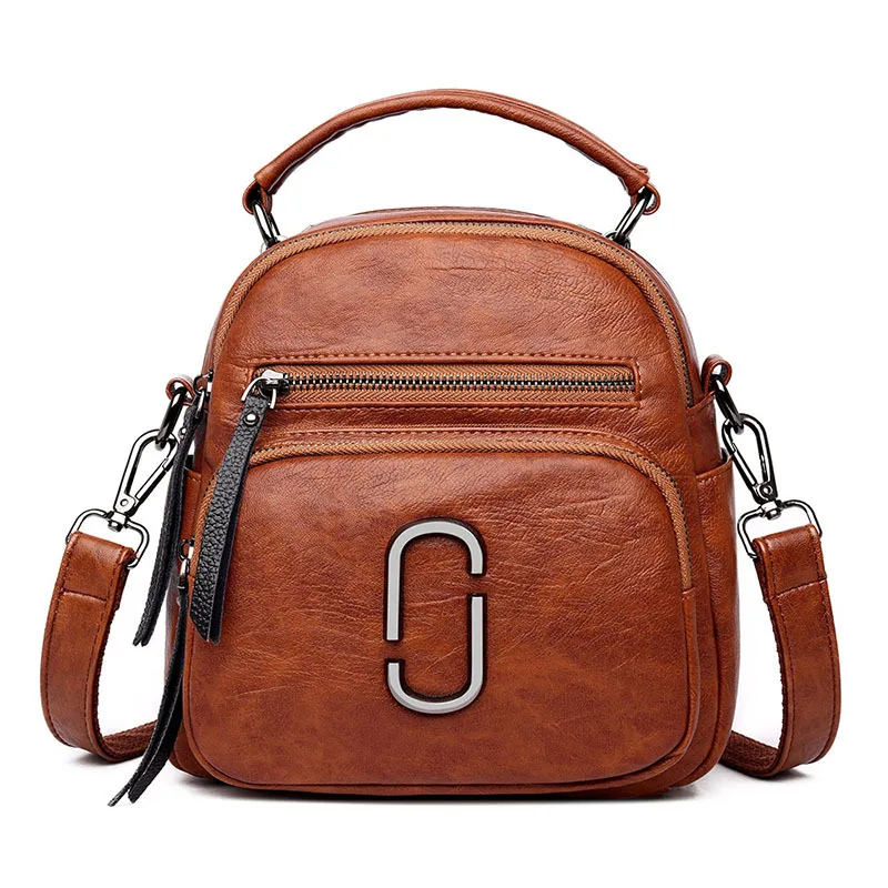 Рюкзак женский стиль рюкзак мода Натуральная кожа корейский стиль хипстер Женская сумка через плечо многофункциональный