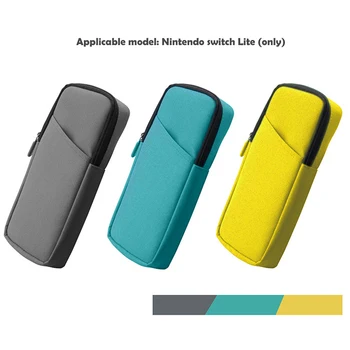 

Portable Nylon Storage Bag Fashion Ultra-thin Multi-pocket Zipper Package for N-Switch Lite Game Console Accessories