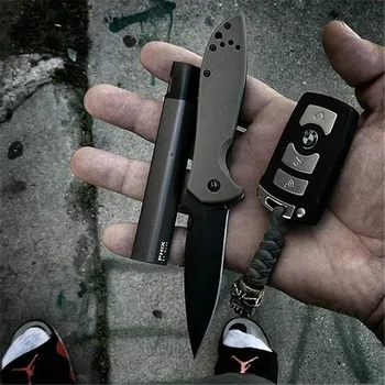 

OEM BF-K6054 folding knife 8Cr13Mov blade All steel+G10 handle camping hunting fruit knives EDC tools free shipping