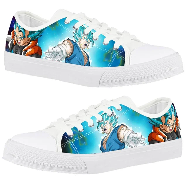 HMB534Z39 INSTANTARTS мужские кроссовки Dragon Ball Мужская низкая парусиновая обувь 3D принт Супер Saiyan Сон Гоку аниме студенческий мальчик вулканизировать Tenis - Color: HMB534Z39