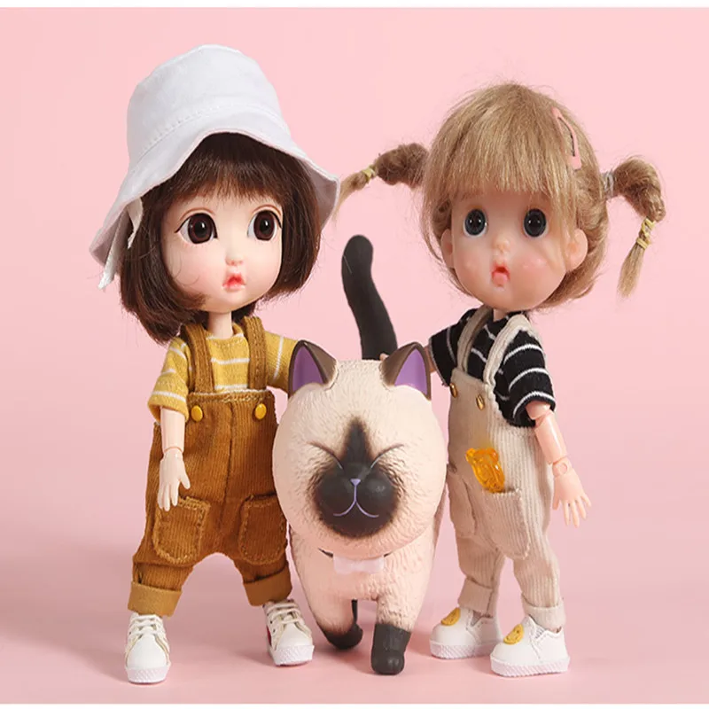 M0048 детскую руку игрушки 1/12 ob11 кукла сахарной BJD/Аксессуары для кукол SD GSC Симпатичные большой карман нагрудник-1 шт