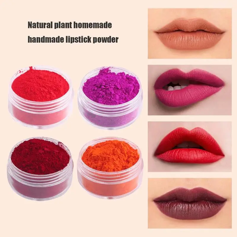 Colorful DIY Lip Gloss Powder Material 1g Lipstick Lipgloss For DIY Pigment Make Pigment Makeup Powder Tools Powder Comesti C5P7