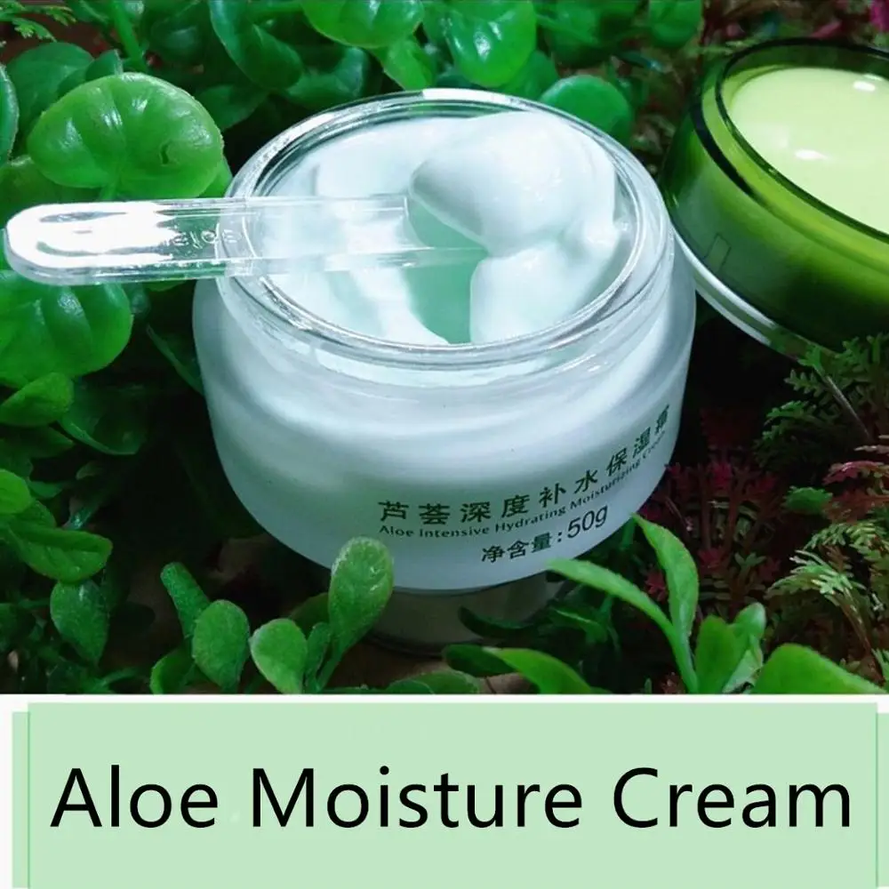 

Natural aloe Soothing cream deep Moisturizing Face Cream Acne Treatment Oil-control Cream for Hydrating Moist Repair After Sun