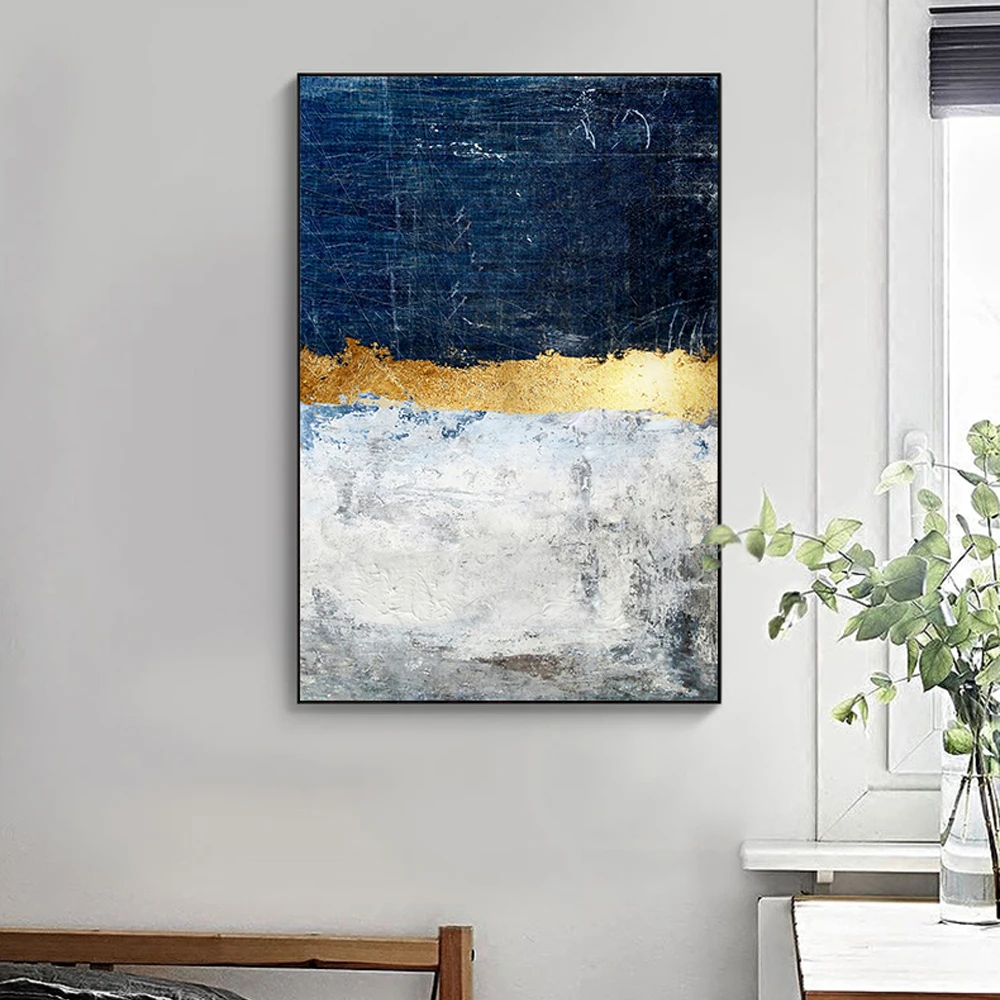 hand made 100% oil painting on canvas modern  Best Art Abstract oil painting Golden years XD1-309 (8)