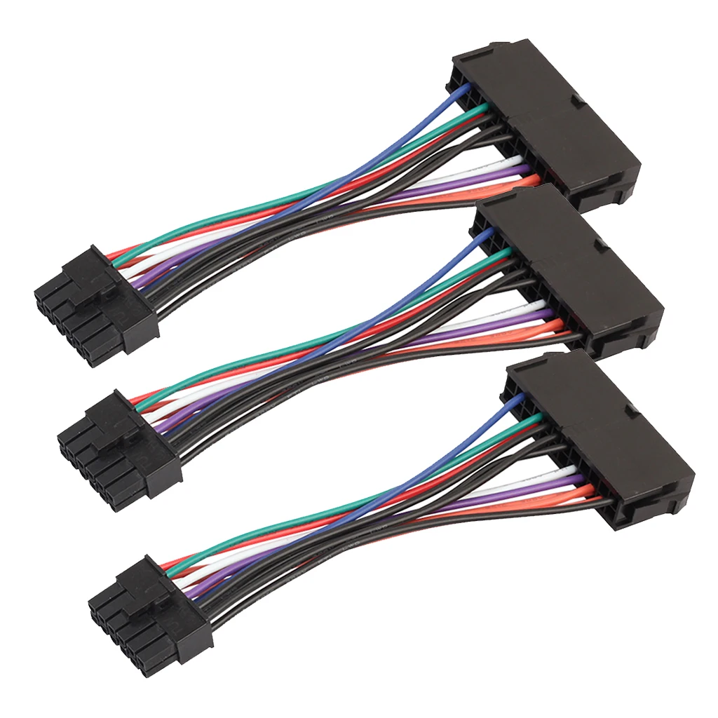 3 шт. 24 Pin ATX Female to 12 Male удлинитель кабеля питания для Acer| |