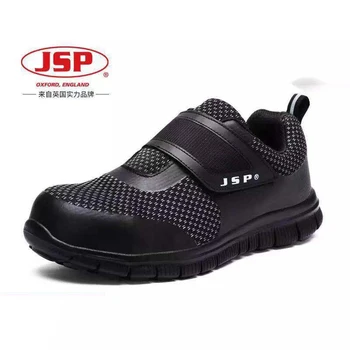 

JSP Men's Safety Shoes Steel Toe Structure Protective Shoes Lightweight Shockproof Work Sneakers Men's Shoes