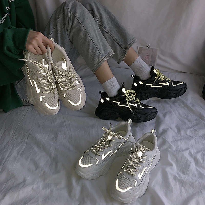 Женские кроссовки модная обувь женские теннисные туфли на каблуке женская