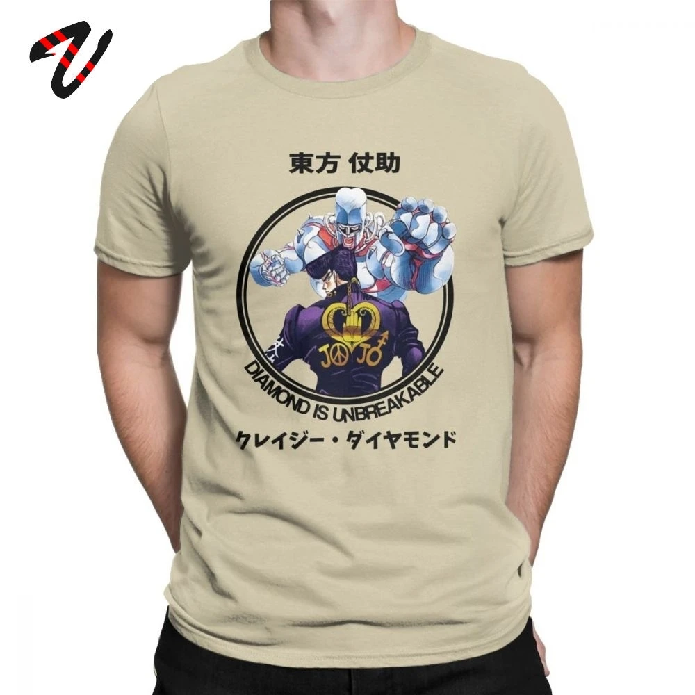Josuke Higashikata футболка Jojos невероятное приключение Новинка мужские Футболки подарком для друзей и близких хлопковые футболки