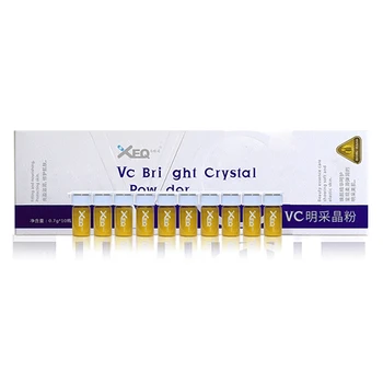 

XEQ 10pcs/box VC Bright Crystal Powder Serum Natural Skin Care Whitening Filling and Nourishing Protecting Skin Improving Rough