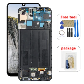 

Super AMOLED For Samsung Galaxy A50S SM-A507FN/DS A507F/DS A507 LCD Display Touch Screen Digitizer Assembly With Frame