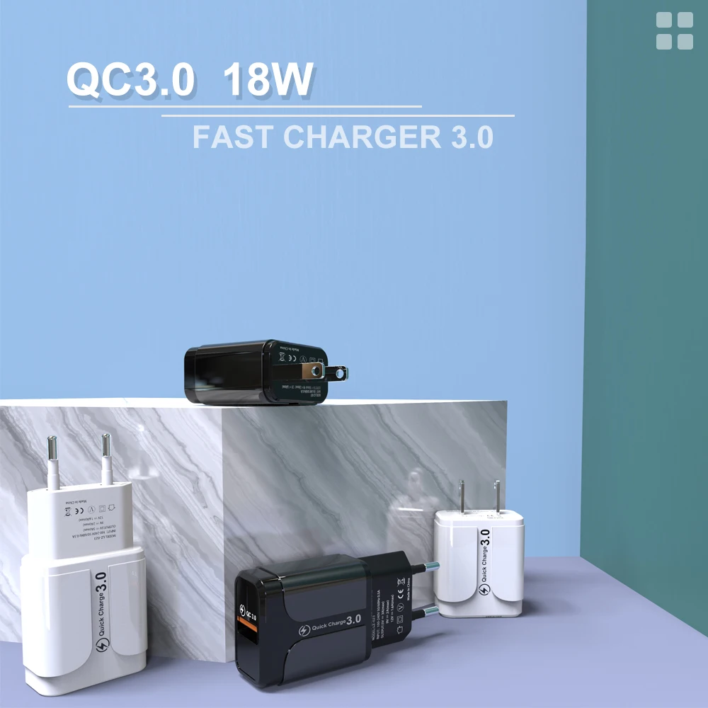 Зарядное устройство USB Vanniso Quick Charge 3,0 18 Вт QC 3,0 Быстрая зарядка AFC FPC usb зарядка мобильного телефона зарядное устройство для iPhone samsung Xiaomi