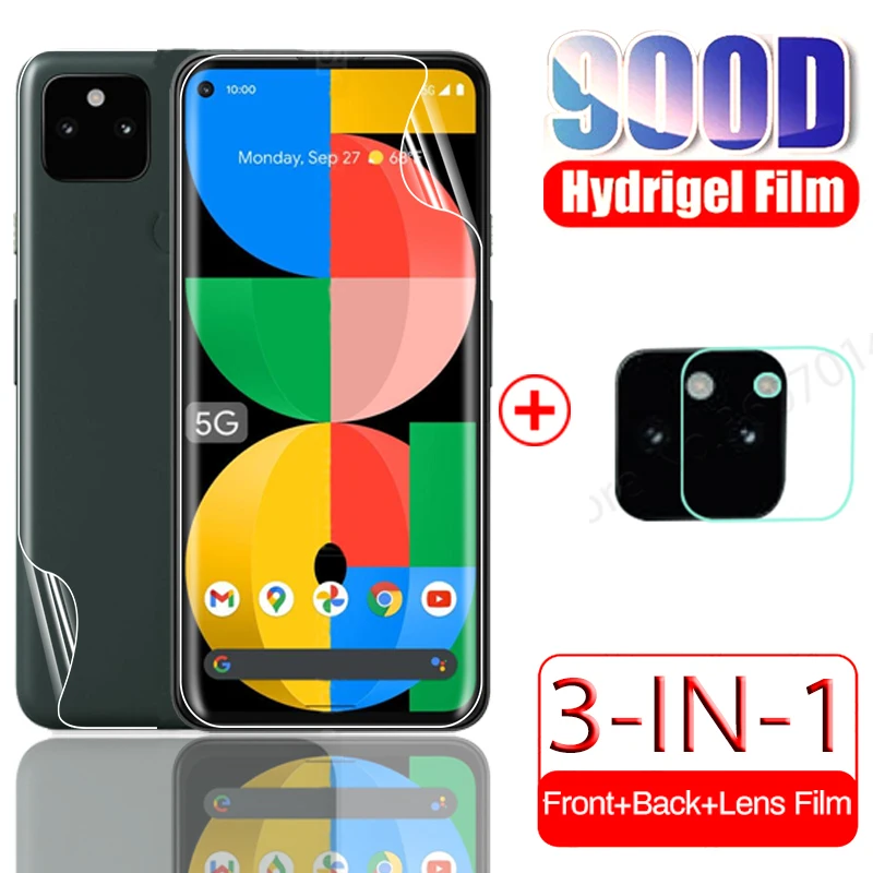 Гидрогелевая пленка с полным покрытием для google pixel 5a pixel5a 5g 6 34 &quothd защита
