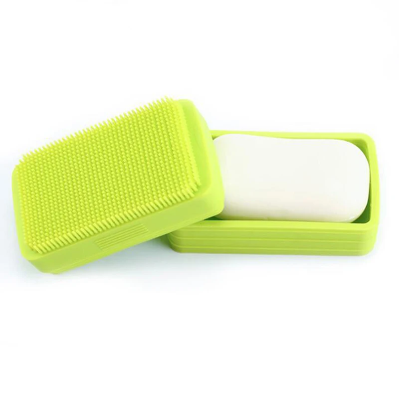Soap Box Bathroom Supplies Creative Silicone With Lid Soap Boxes Household Good Sale Bathroom Soap Box Badroom Accessories