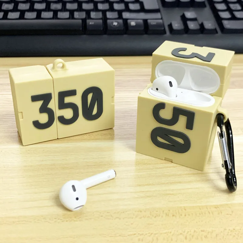 Силиконовый чехол 350 Boost для Airpods 2 Apple 1 защитный наушников аксессуары