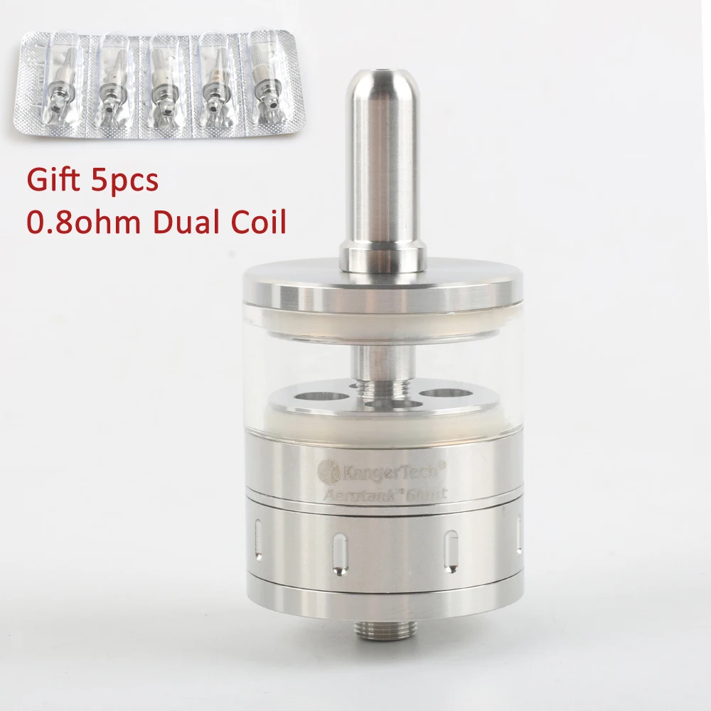 Зазор Kanger испаритель aerotank GIANT подарок 5 шт. Kangertech обновление двойной катушки 0.8ohm ядро испаритель