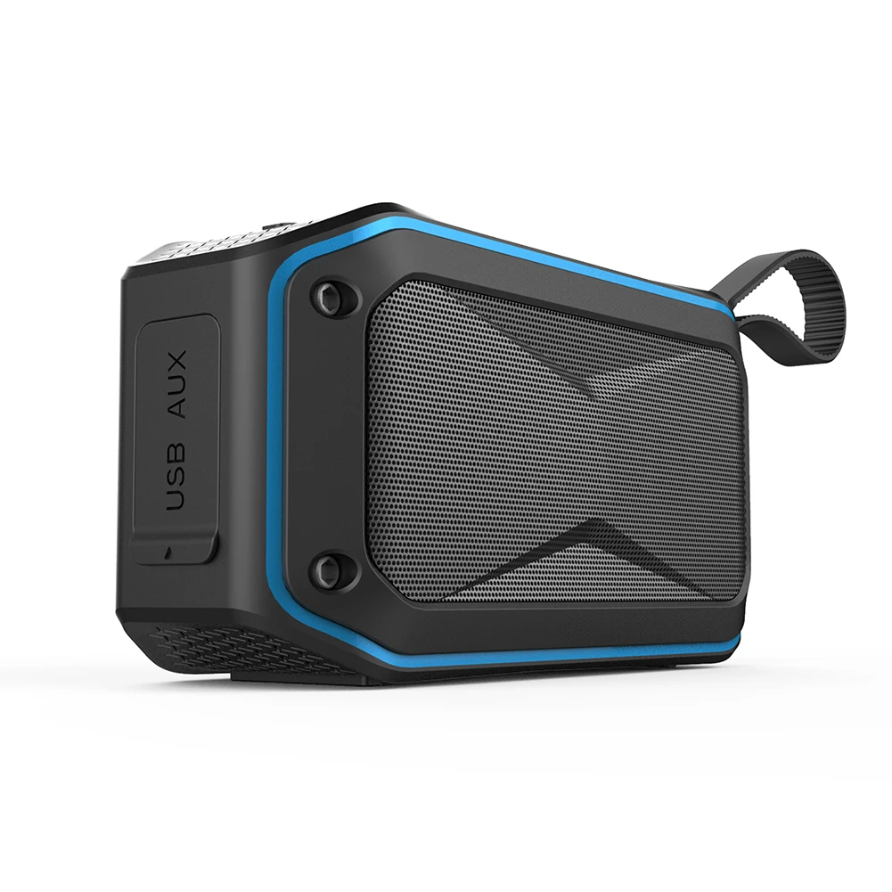 Портативный беспроводной Bluetooth динамик для велоспорта спорт HiFi бас колонка с FM радио пульт дистанционного управления