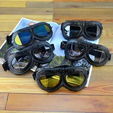 Мото rcycle очки винтажные moto cross анти-УФ Регулируемая езда Защитная Боевая Тактическая Военная защитные очки Мото очки ретро