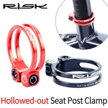 RISK Mtb велосипед Подседельный штырь зажим для велосипедного седла 31,8/34,9 мм