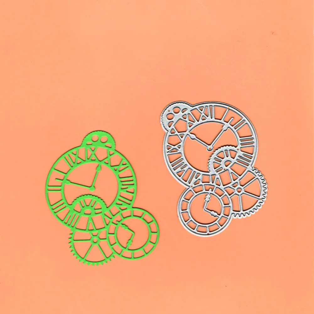 

Clock Metal Cutting Dies Stencil Template for DIY Scrapbooking Paper Invitation Album Card Decor Punch Hot Sale New Craft Dies