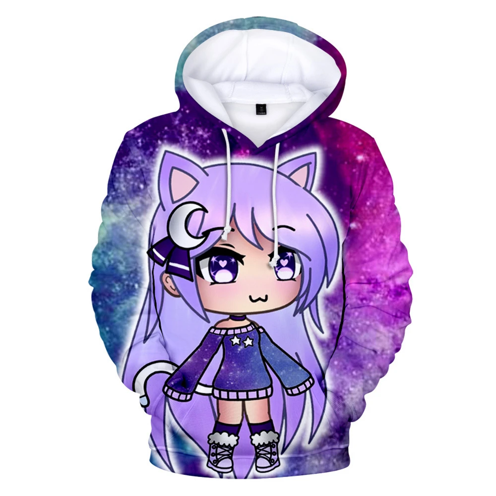 Sweat Shirt A Capuche Anime Gacha Life Jeu 3d Pull Pour Fille Hommes Femmes Mode Enfants Hip Hop Garcon Survetement Aliexpress