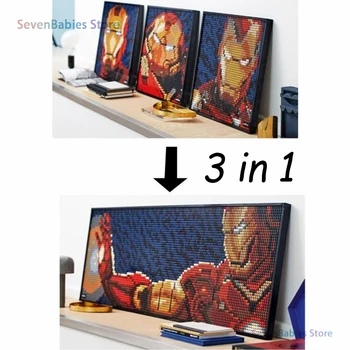 

New Star wars Decorative Painting Blocks Pixel Art Mosaic Painting Super Star Avatar Building Blocks Sets Bricks Toys Boys Gifts