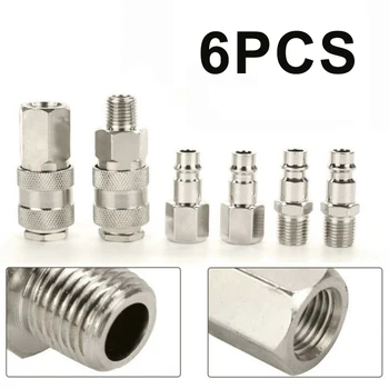 

Connectors Quick Release Fitting Male Female Stainless Steel Tool Parts