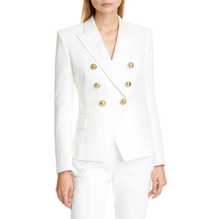 Женский осенний и зимний однотонный Модный маленький пиджак на пуговицах, повседневный Блейзер K2